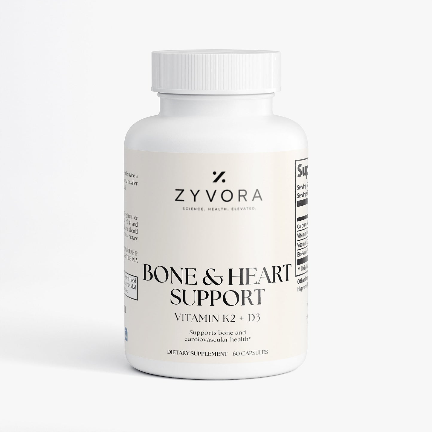 K2+D3 Calcium Tablets (Bone & Heart Support)