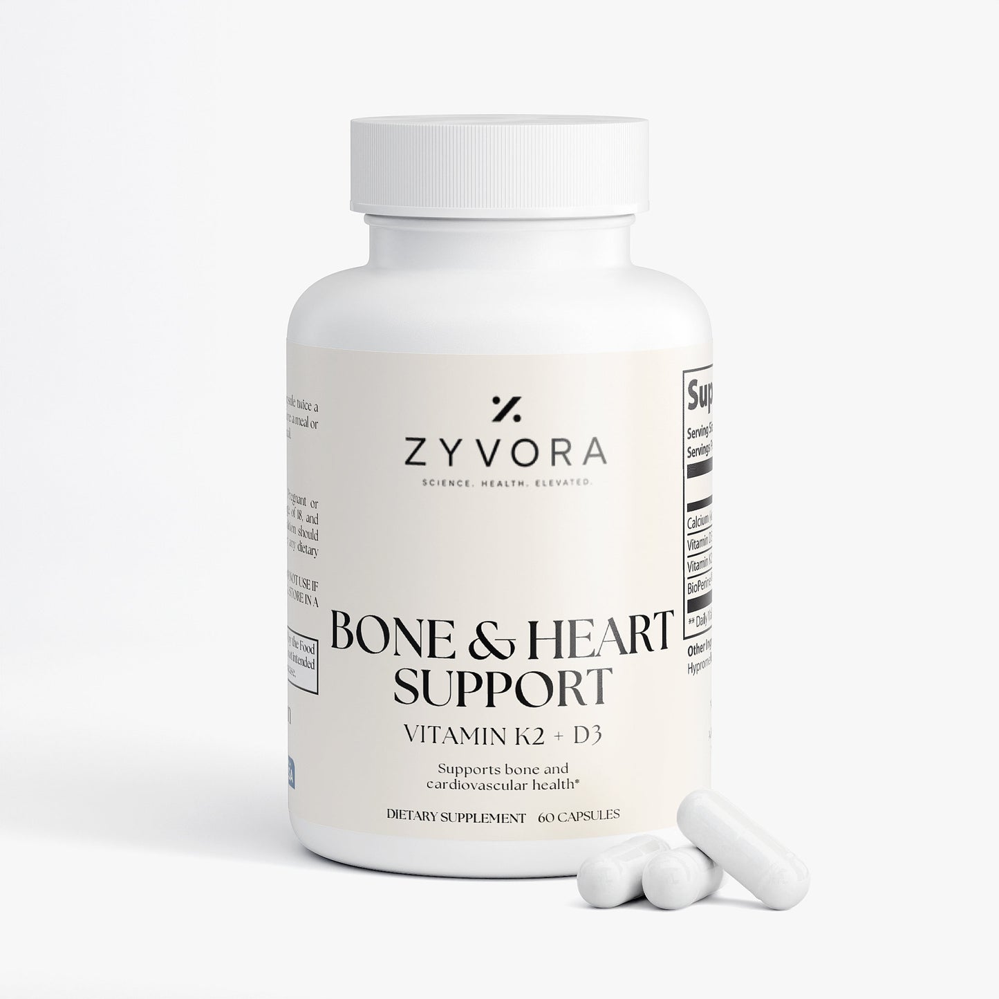 K2+D3 Calcium Tablets (Bone & Heart Support)