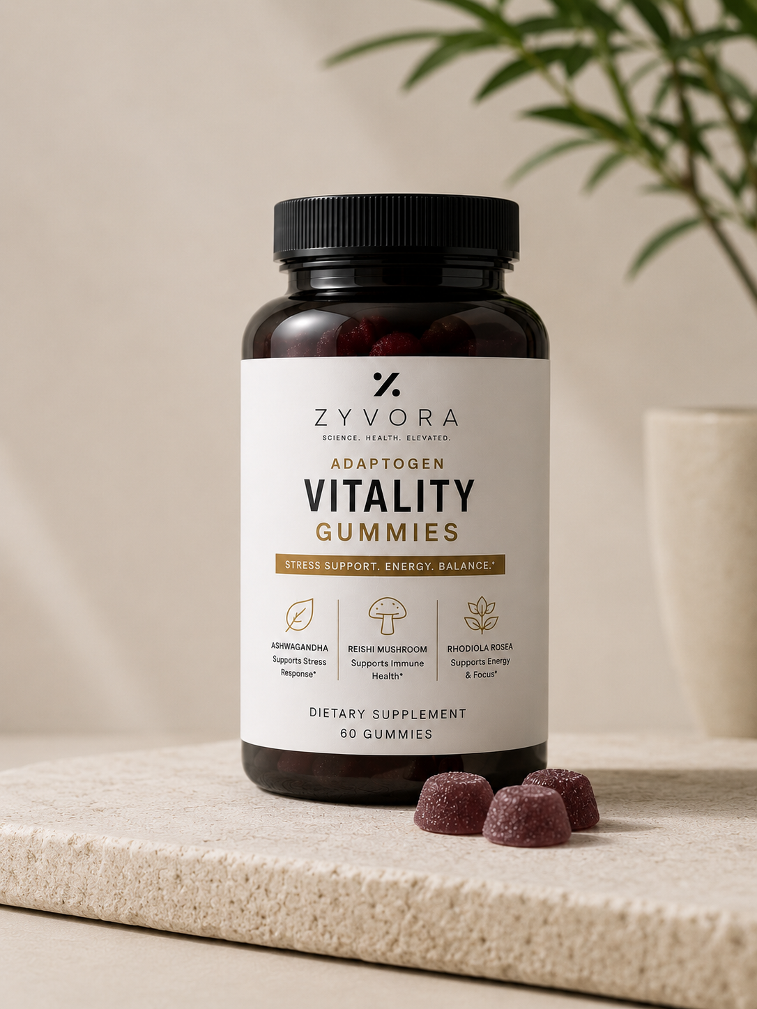Adaptogen Vitality Gummies