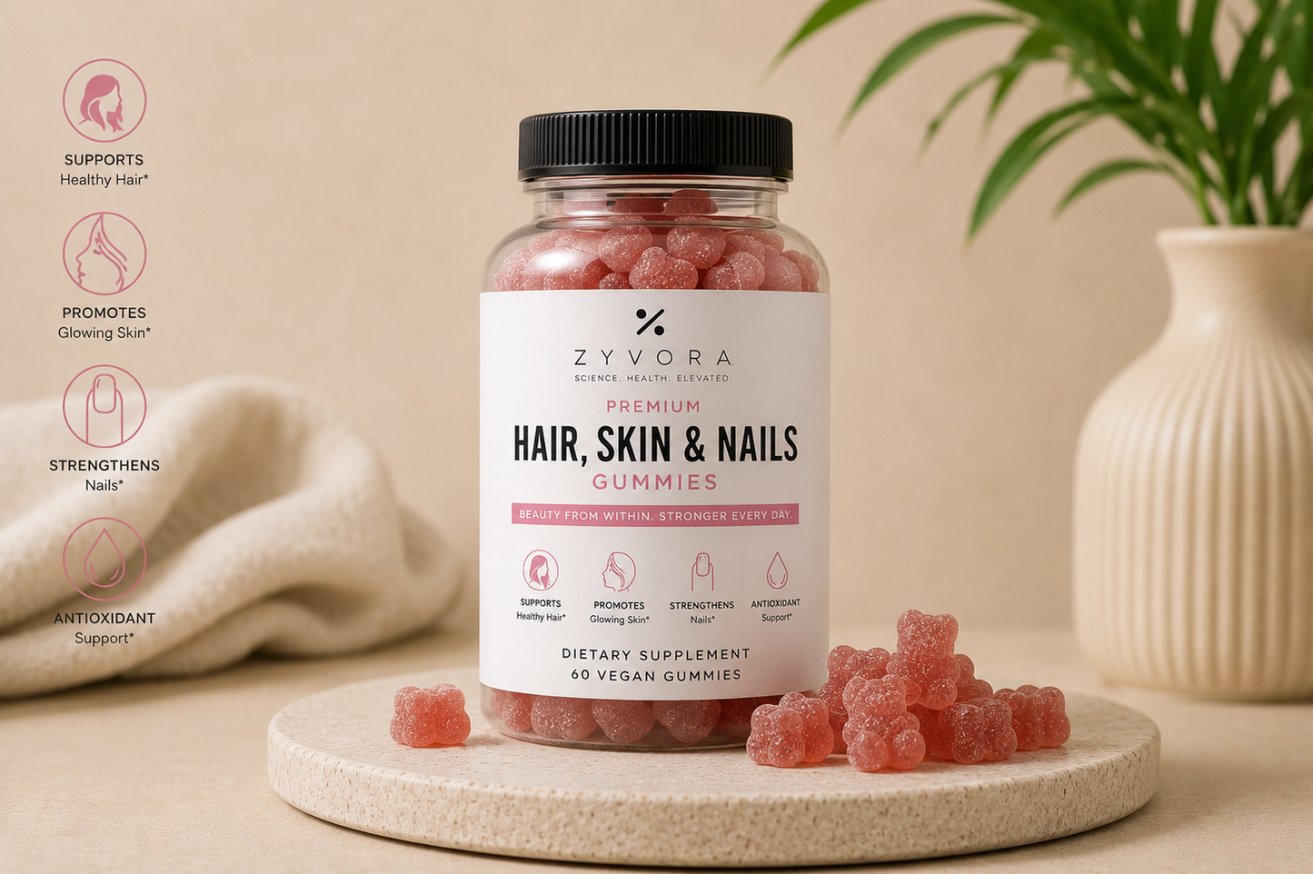 Hair, Skin & Nails Gummies