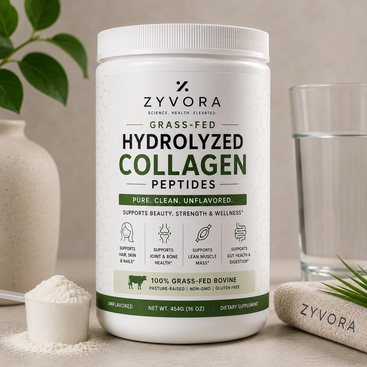 Grass-Fed Hydrolyzed Collagen Peptides