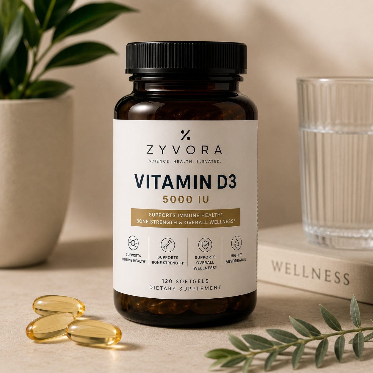 Vitamin D3 2,000 IU