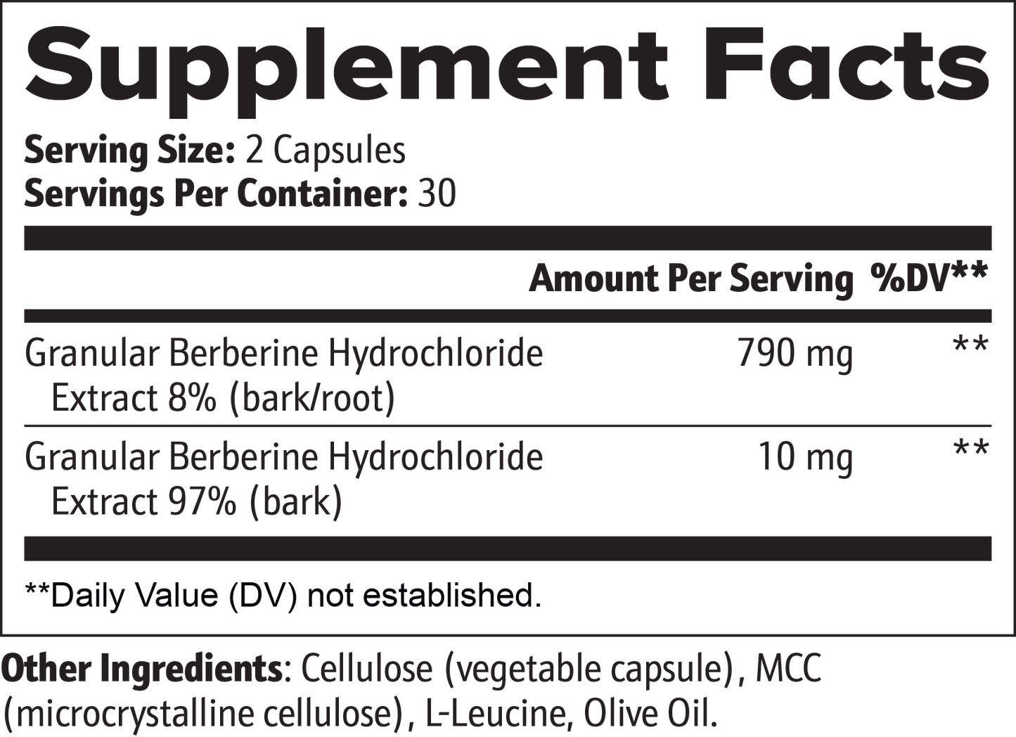 Premium Berberine (For Weight Loss and Metabolism)